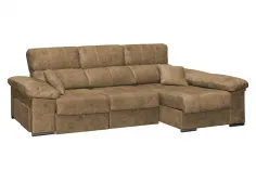 Chaiselongue Roma derecha tapizado antimanchas a elegir