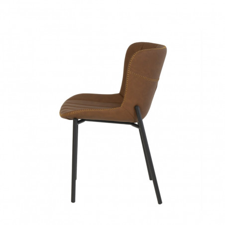 SILLA MAYKA MARRON