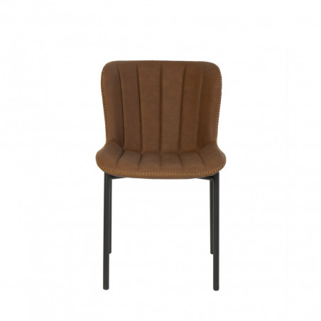 SILLA MAYKA MARRON