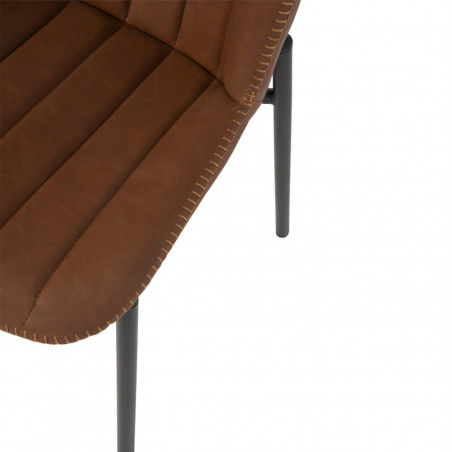 SILLA MAYKA MARRON