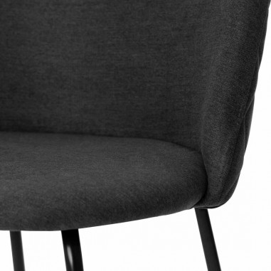 SILLA LAILA GRIS OSCURO