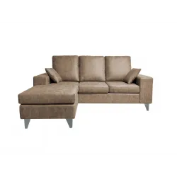 SHAISELONGUE PATAS REVERSIBLE TAP. CEMENTO O PIEDRA MOD DUQU