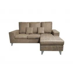 SHAISELONGUE PATAS REVERSIBLE TAP. CEMENTO O PIEDRA MOD DUQU 2