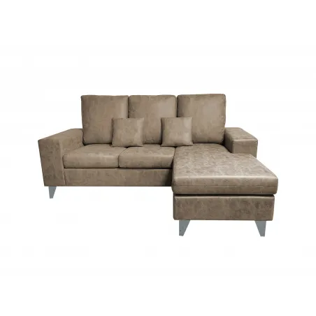 SHAISELONGUE PATAS REVERSIBLE TAP. CEMENTO O PIEDRA MOD DUQU