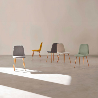 SILLA ILIANA GRIS OSCURO