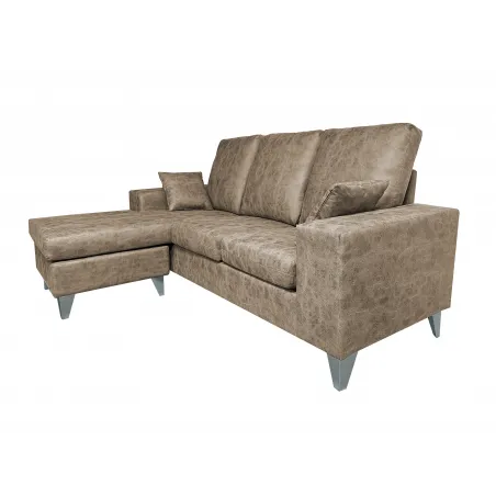 SHAISELONGUE PATAS REVERSIBLE TAP. CEMENTO O PIEDRA MOD DUQU