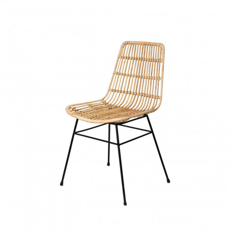 SILLA LIONA NATURAL/NEGRO