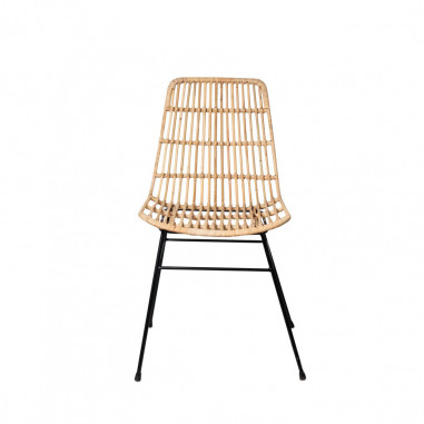 SILLA LIONA NATURAL/NEGRO