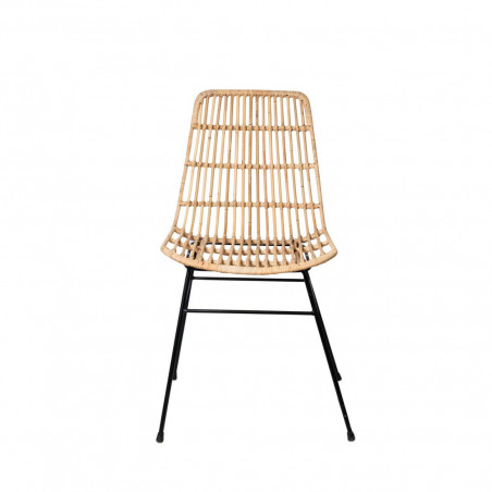 SILLA LIONA NATURAL/NEGRO