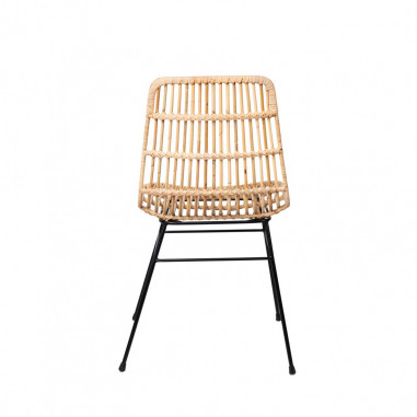 SILLA LIONA NATURAL/NEGRO