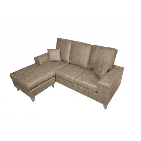 SHAISELONGUE PATAS REVERSIBLE TAP. CEMENTO O PIEDRA MOD DUQU