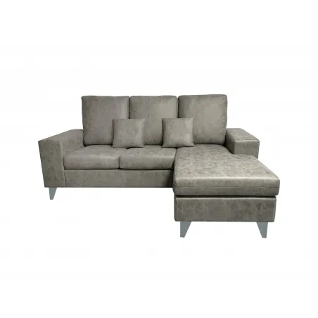 SHAISELONGUE PATAS REVERSIBLE TAP. CEMENTO O PIEDRA MOD DUQU