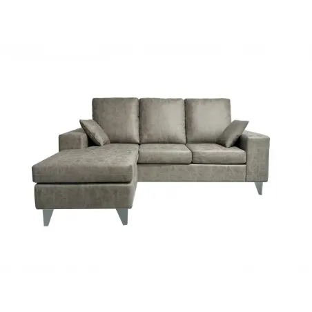 SHAISELONGUE PATAS REVERSIBLE TAP. CEMENTO O PIEDRA MOD DUQU