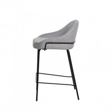 TABURETE ARNY GRIS CLARO