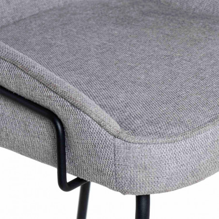 TABURETE ARNY GRIS CLARO