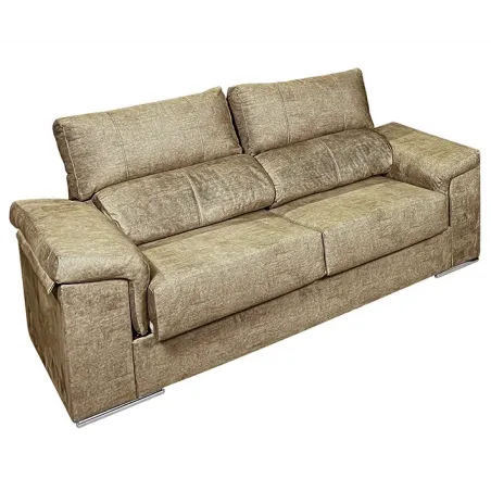 SOFA 3PL RECLINABLE Y EXTENSIBLE TAP. CAIRO, NEVADA Y EDI UV