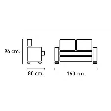 SOFA 2PL RECLINABLE Y EXTENSIBLE TAP. CAIRO, NEVADA Y EDI UV