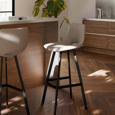 TABURETE ASTON TAUPE (76CM)