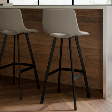 TABURETE ASTON TAUPE (76CM)