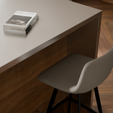 TABURETE ASTON TAUPE (76CM)