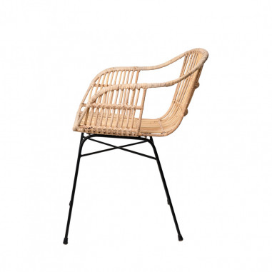 SILLA NANCY NATURAL/NEGRO