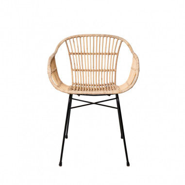 SILLA NANCY NATURAL/NEGRO