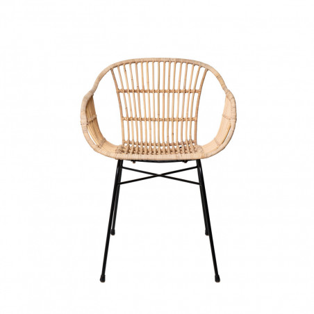 SILLA NANCY NATURAL/NEGRO