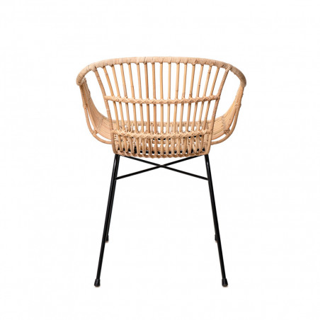 SILLA NANCY NATURAL/NEGRO