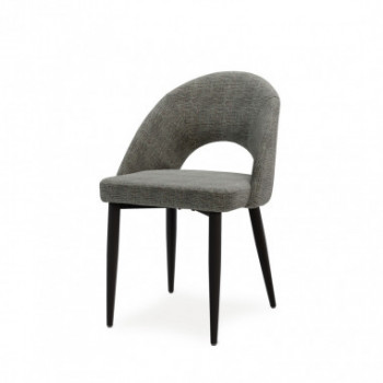 SILLA DORIS GRIS OSCURO