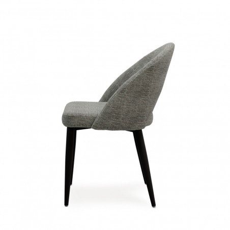 SILLA DORIS GRIS OSCURO