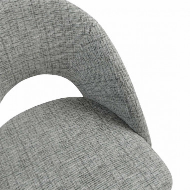 SILLA DORIS GRIS CLARO