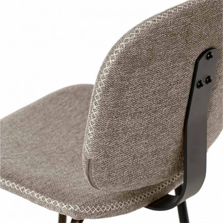 TABURETE LOGAN TAUPE