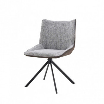 SILLA ALESSIA GRIS CLARO