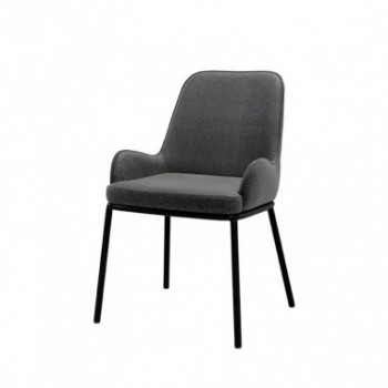 SILLA LARISA GRIS OSCURO