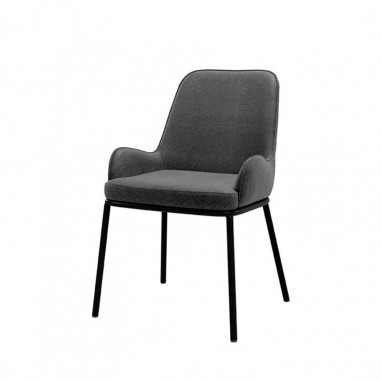 SILLA LARISA GRIS OSCURO