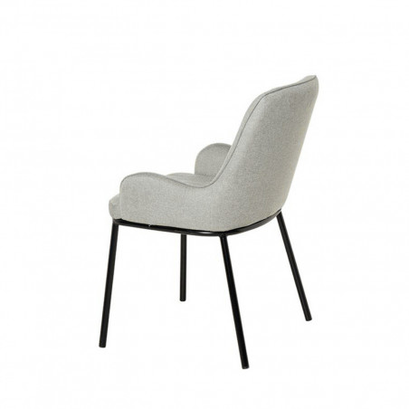 SILLA LARISA GRIS CLARO