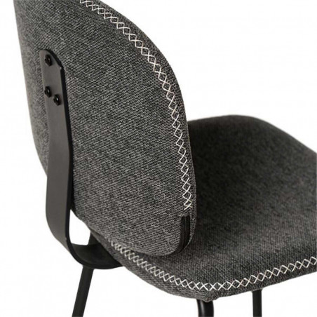 TABURETE LOGAN GRIS OSCURO