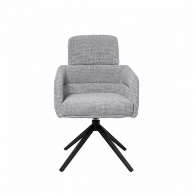 SILLA JANICE GRIS CLARO