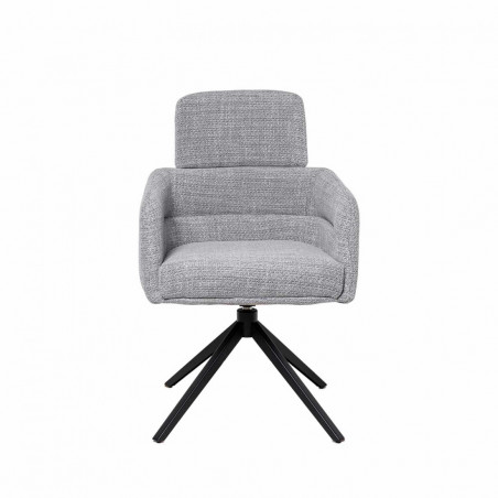 SILLA JANICE GRIS CLARO