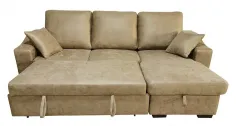 SHAISELONGUE CAMA C/ARCÓN TAP. NOLIA COREA YAGO PIEDRA Y CEMENTO