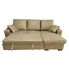 SHAISELONGUE CAMA C/ARCÓN TAP. NOLIA COREA YAGO PIEDRA Y CEMENTO