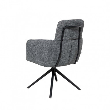 SILLA JANICE GRIS OSCURO