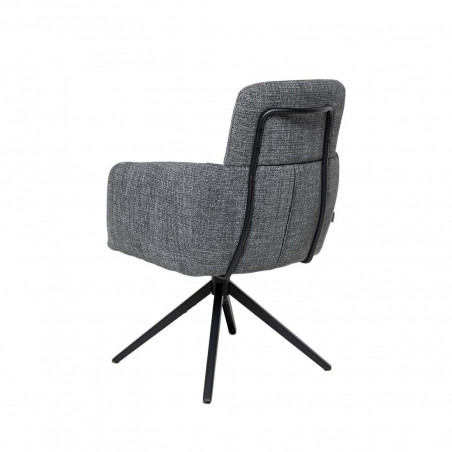 SILLA JANICE GRIS OSCURO