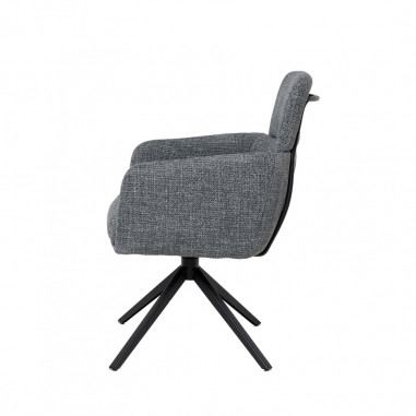 SILLA JANICE GRIS OSCURO