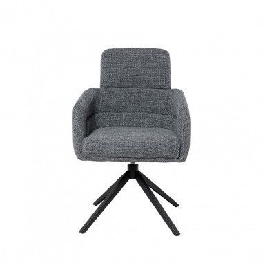 SILLA JANICE GRIS OSCURO