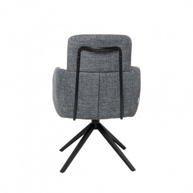 SILLA JANICE GRIS OSCURO