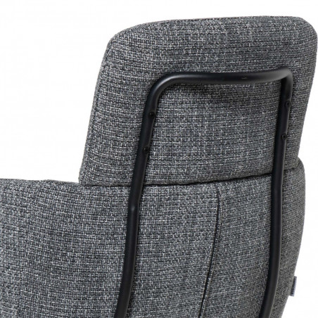 SILLA JANICE GRIS OSCURO