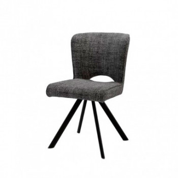 SILLA AMAYA GRIS OSCURO