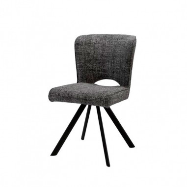 SILLA AMAYA GRIS OSCURO