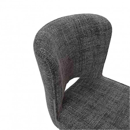 SILLA AMAYA GRIS OSCURO